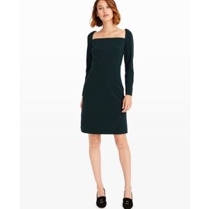 Club Monaco Resaria Square Neck Long Sleeve Dress